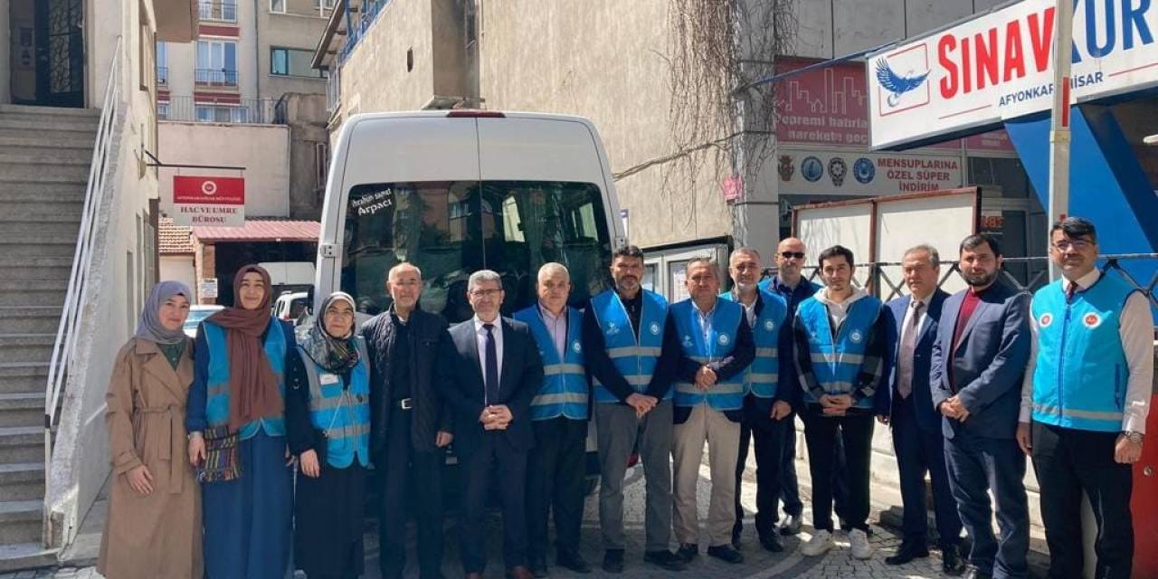 Afyonkarahisar İl Müftülüğü Gönüllü Personelleri Hatay’a Gidiyor