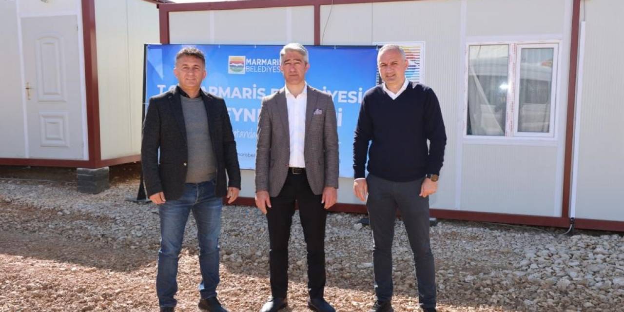 Marmaris Belediyesi’nden Malatya’ya Konteyner Desteği