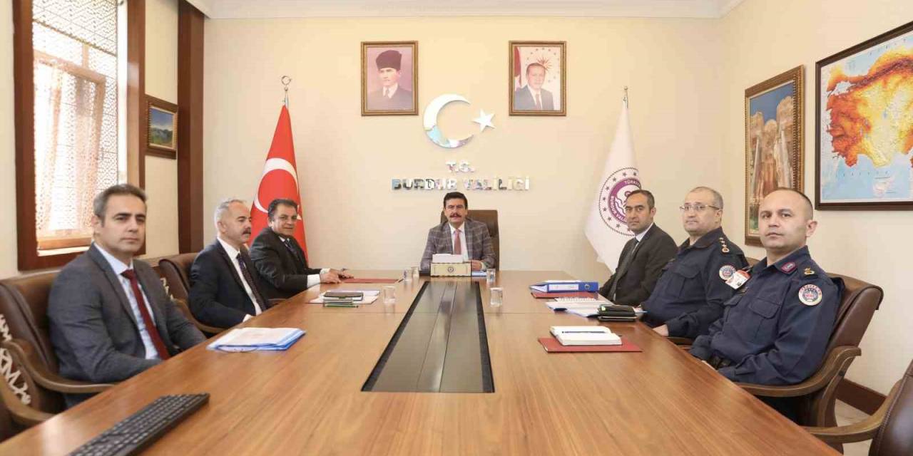 Burdur’da Seçim Güvenliği Toplantısı Yapıldı