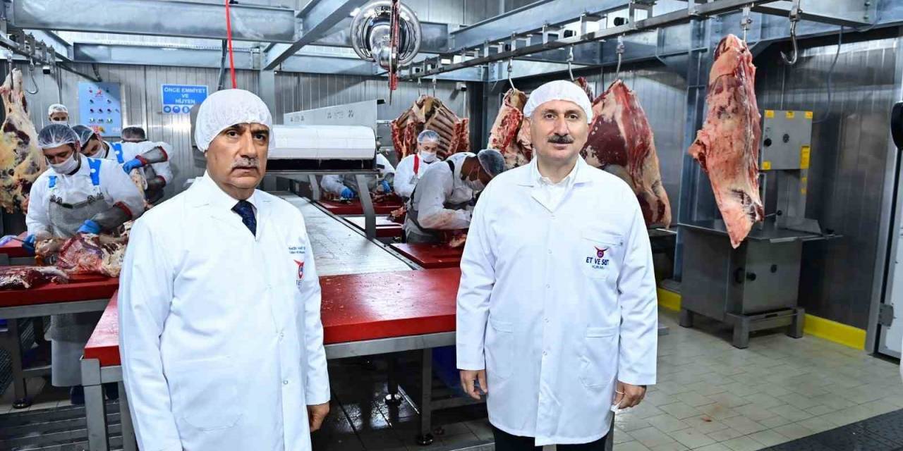 Bakanlar Karaismailoğlu Ve Kirişci, Et Ve Süt Kurumu Trabzon Et Kombinası’nın Açılışını Yaptı