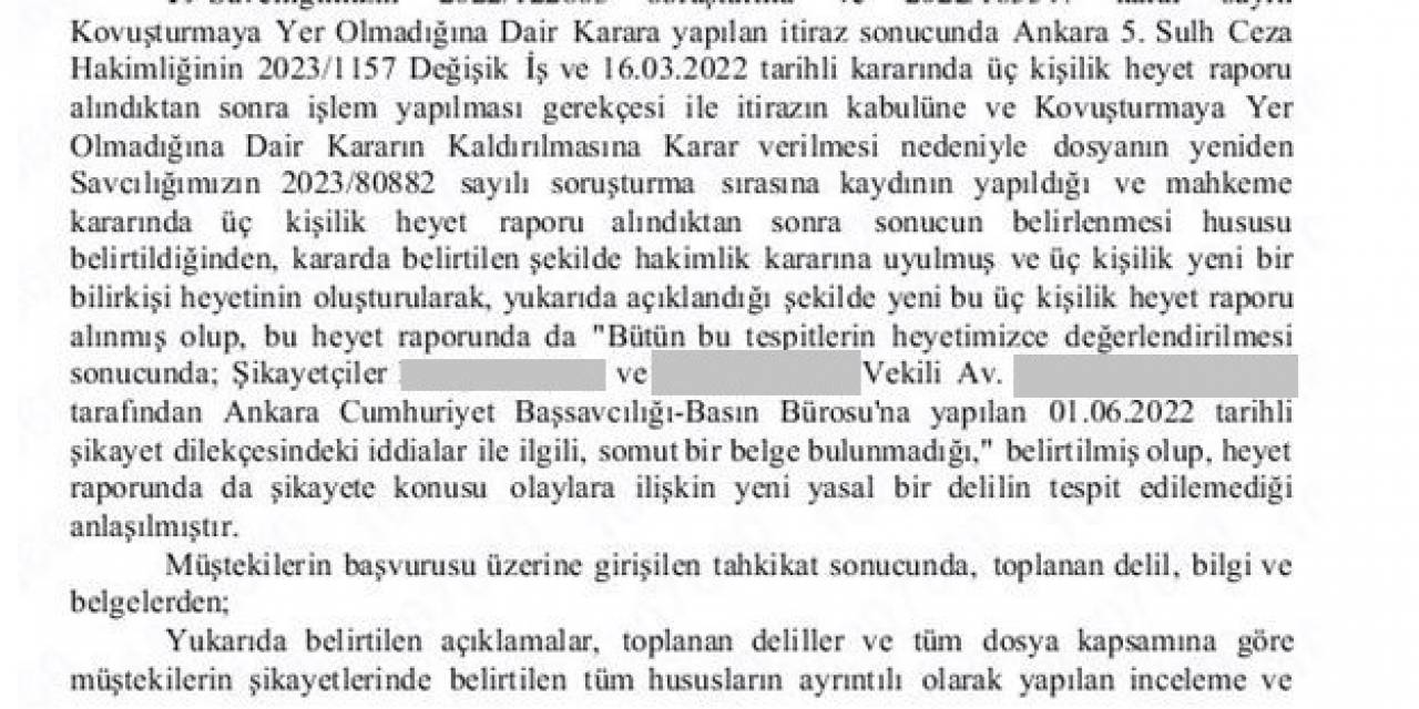 Özçelik-iş’ten Soruşturma Açıklaması
