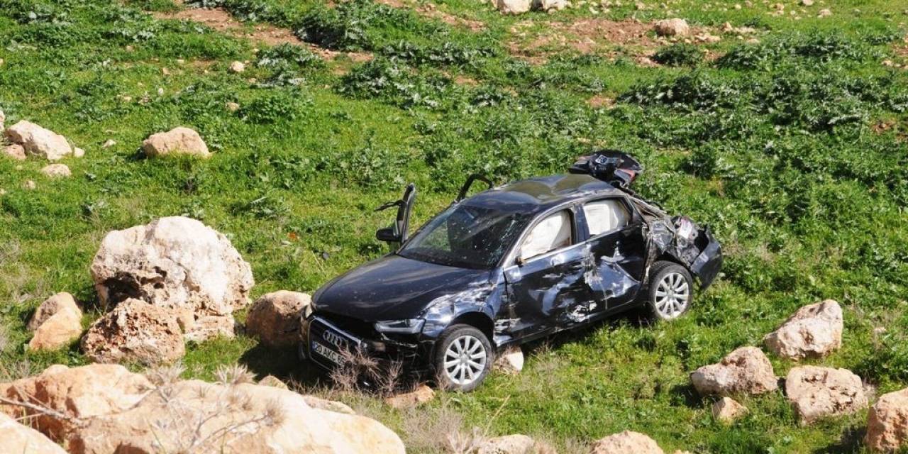 Cizre’de Otomobil Şarampole Yuvarlandı: 1 Yaralı