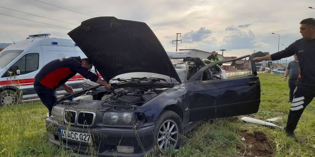 Erbaa’da Trafik Kazası: 2 Yaralı