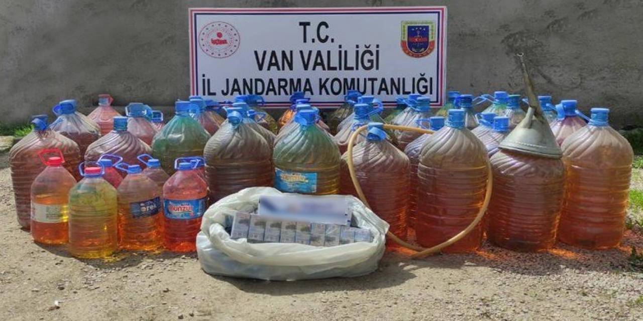 Van’da Kaçak Akaryakıt Ve Sigara Ele Geçirildi