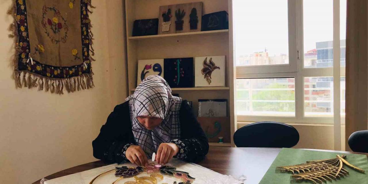 Çivi Ve Teller Kadınların Ellerinde Sanata Dönüşüyor