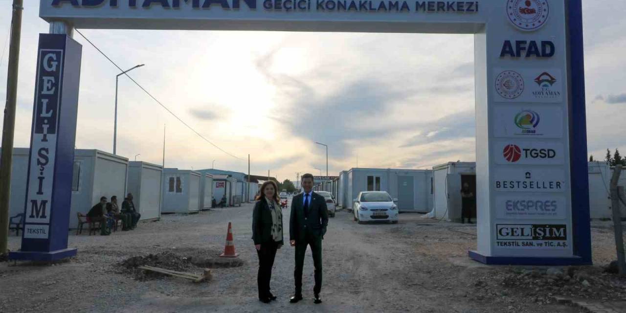 Tgsd’nin Adıyaman’da Kurduğu Bin 200 Kişilik Konteyner Kentte Yaşam Başladı