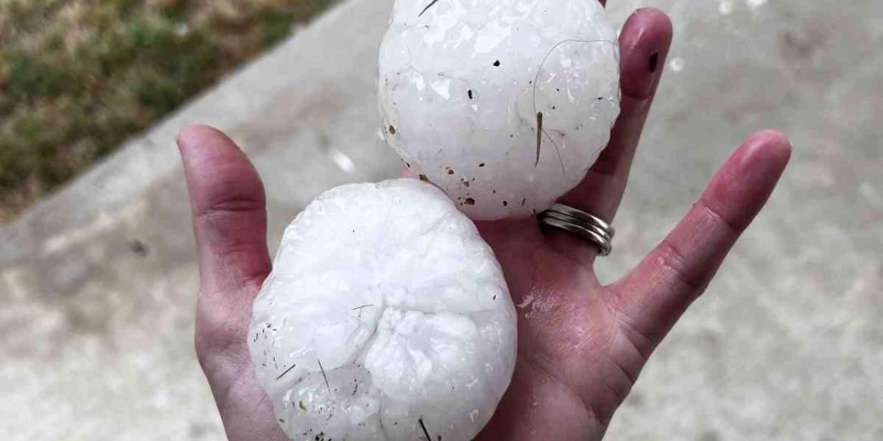 Abd’de Beyzbol Topu Büyüklüğünde Dolu Yağdı