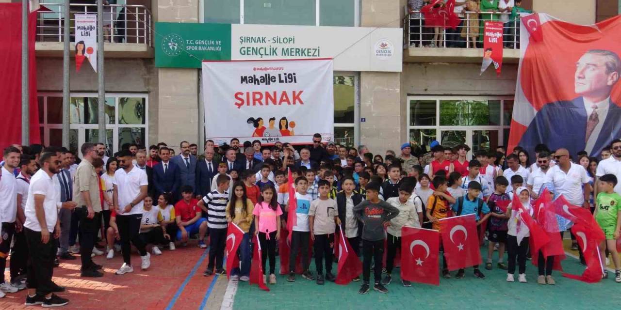 Silopi’de 300 Sporcunun Katıldığı ’mahalle Ligi’ Başladı