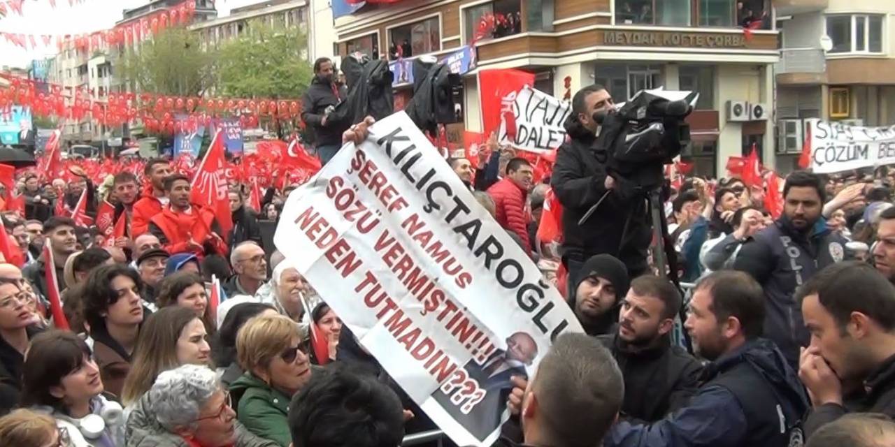 Chp Mitinginde Kılıçdaroğlu’na Tepki: “şeref, Namus Sözü Vermiştin, Neden Tutmadın?”