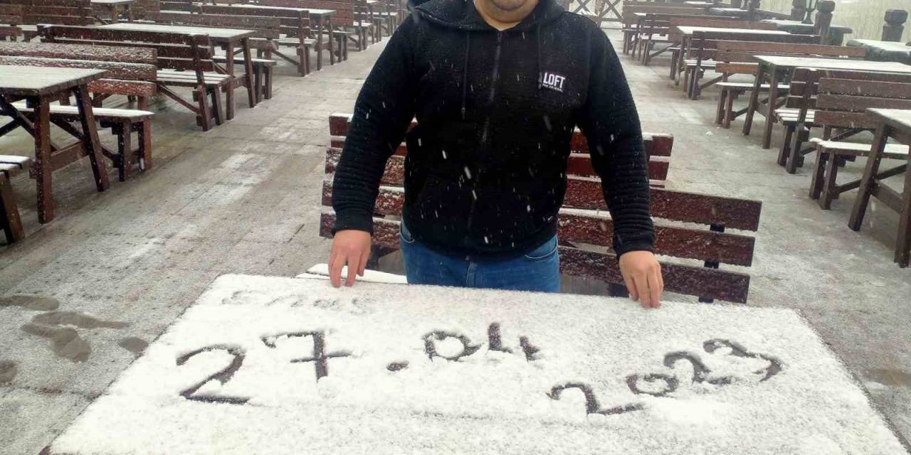 Uludağ’da Nisan Ayında Kar Sürprizi