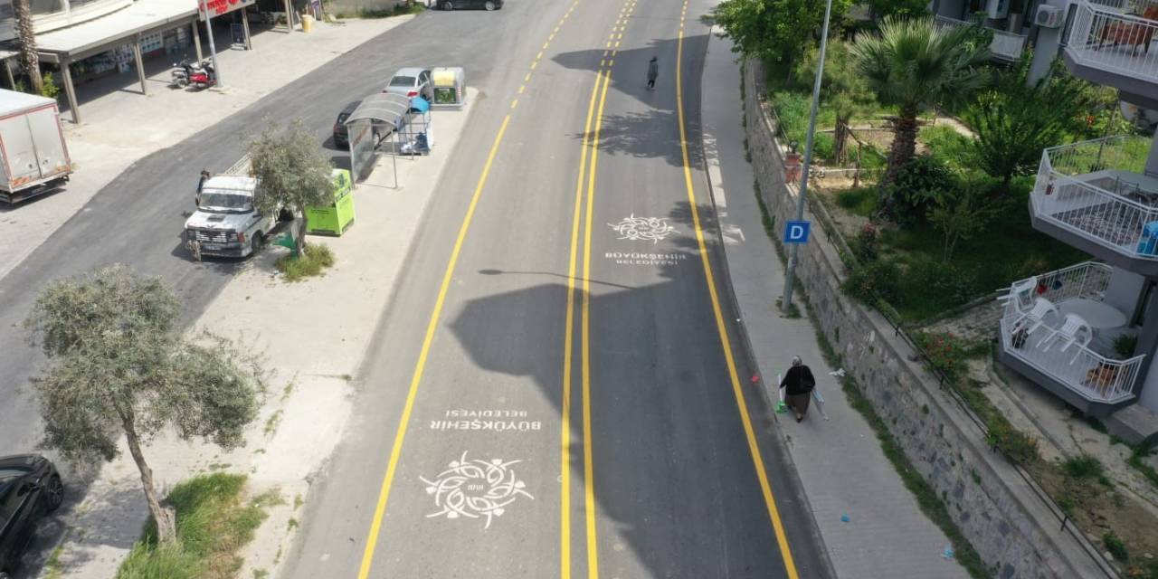 Aydın Büyükşehir Belediyesi Kirazlı Yolu’nda Çalışmalarını Tamamladı