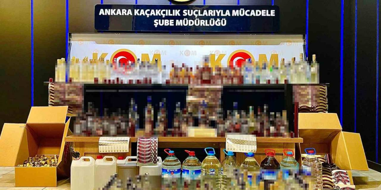 Ankara’da Kaçak Alkol İmalatı Ve Satışı Yapan Eğlence Mekanlarına Operasyon: 3 Gözaltı