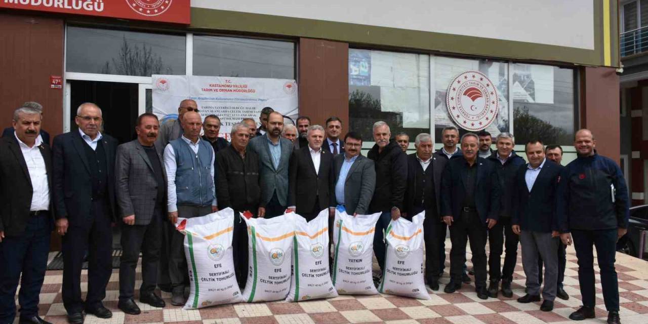 Türkiye’nin Önemli Pirinç Merkezlerinden Tosya’da Çiftçilere Hibeli 55 Ton Çeltik