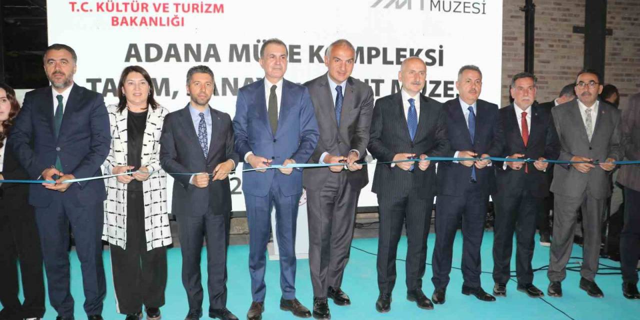 Bakan Ersoy: "türkiye’nin En Büyük, Dünyanın İse Beşinci Büyük Müze Kompleksini Adana’mıza Kazandırdık"