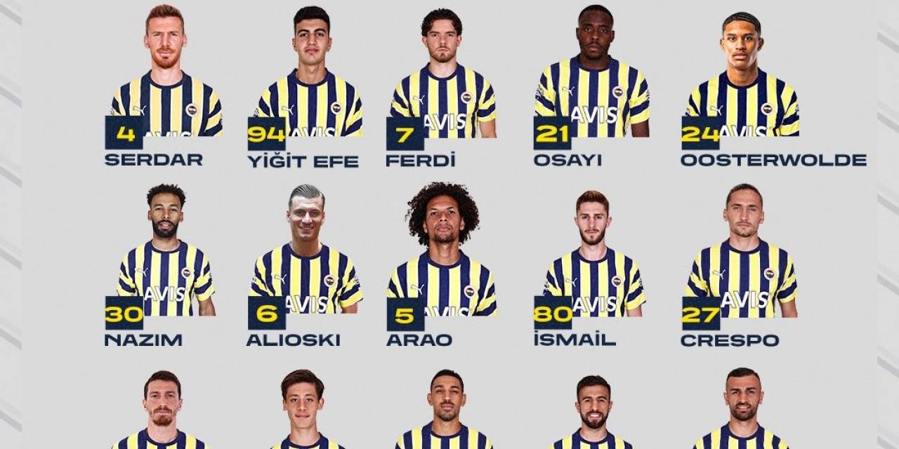 Fenerbahçe’nin Sivasspor Maçı Kamp Kadrosu Belli Oldu
