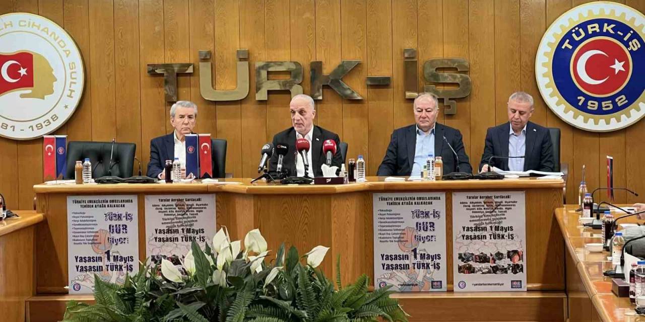 Türk-iş Genel Başkanı Atalay: “(kamu Çerçeve Protokolü) Arzu Ettiğimiz Rakam Olursa Seçim Arifesinde Bu Sorunu Çözmek İstiyoruz”