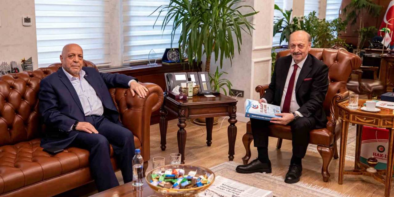 Hak-iş Başkanı Arslan’dan Bakan Bilgin’e "kamu Çerçeve Protokolü" Ziyareti