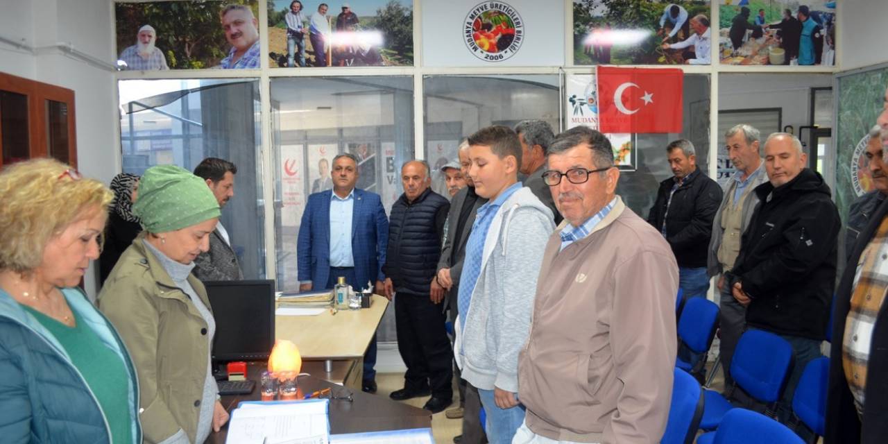 Mudanya Meyve Üreticileri Birliği Mali Genel Kurulunu Yaptı