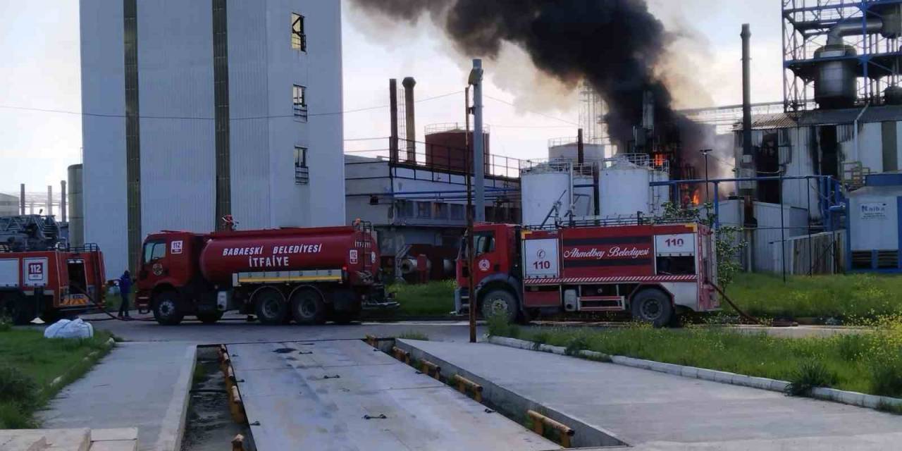 Lüleburgaz’da Fabrika Yangını