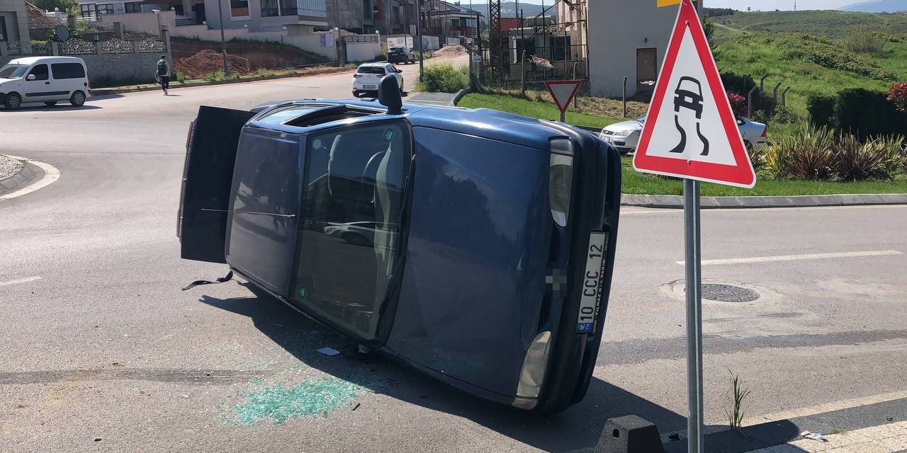 Bandırma’da Trafik Kazası: 1 Yaralı