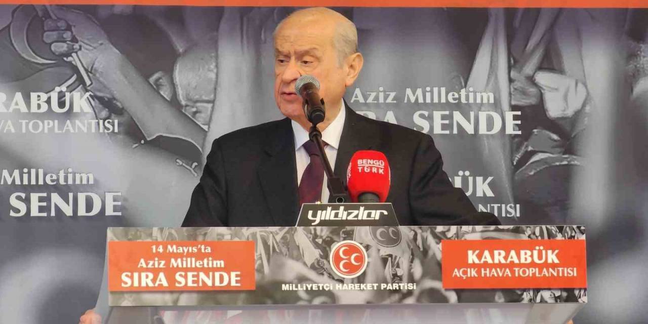 Mhp Genel Başkanı Bahçeli, Karabük’te Halka Hitap Etti