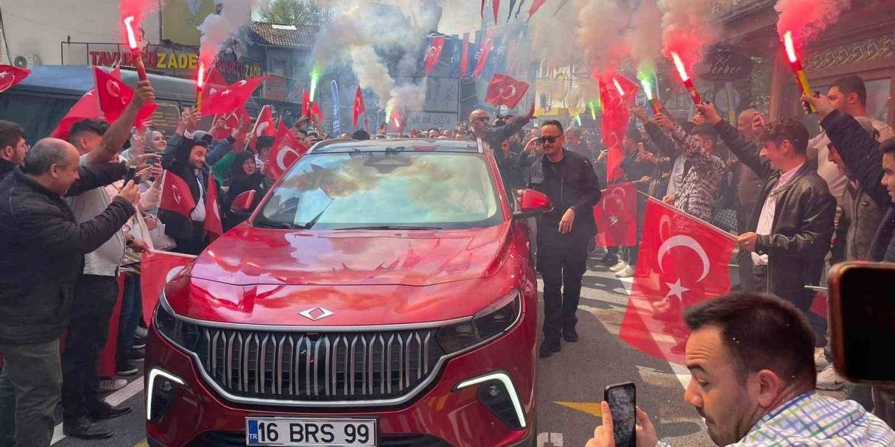 Bakan Varank, Togg’la İnegöl’e Geldi