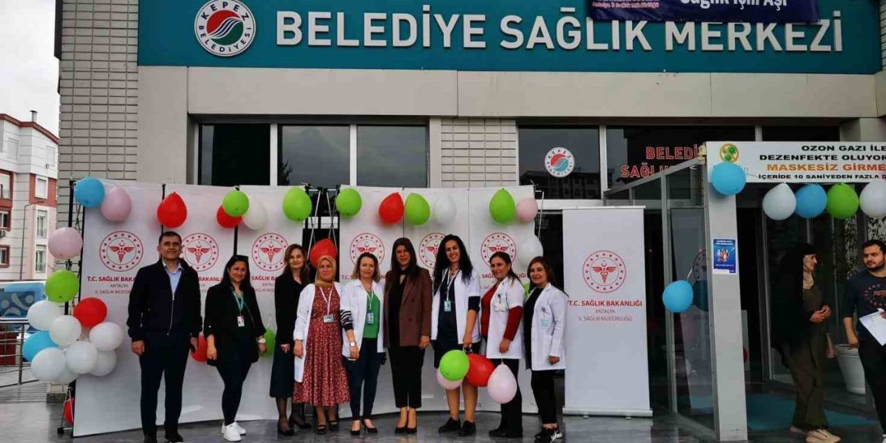 Kepez’de Aşı Haftası Etkinliği