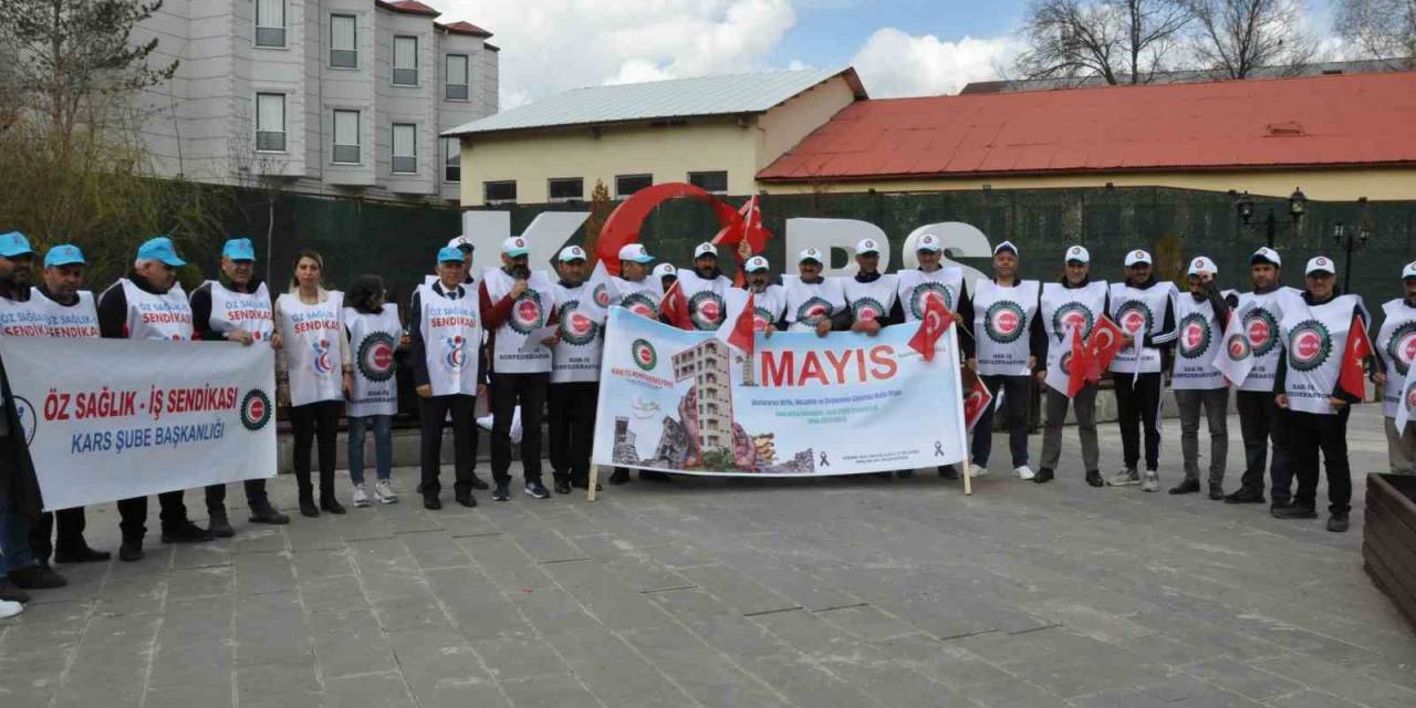 Kars’ta Hak-iş’ten 1 Mayıs Açıklaması