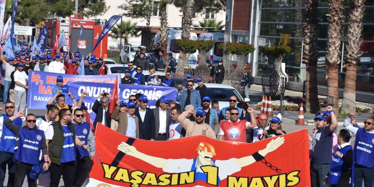 Aliağa’da 1 Mayıs Coşkuyla Kutlandı