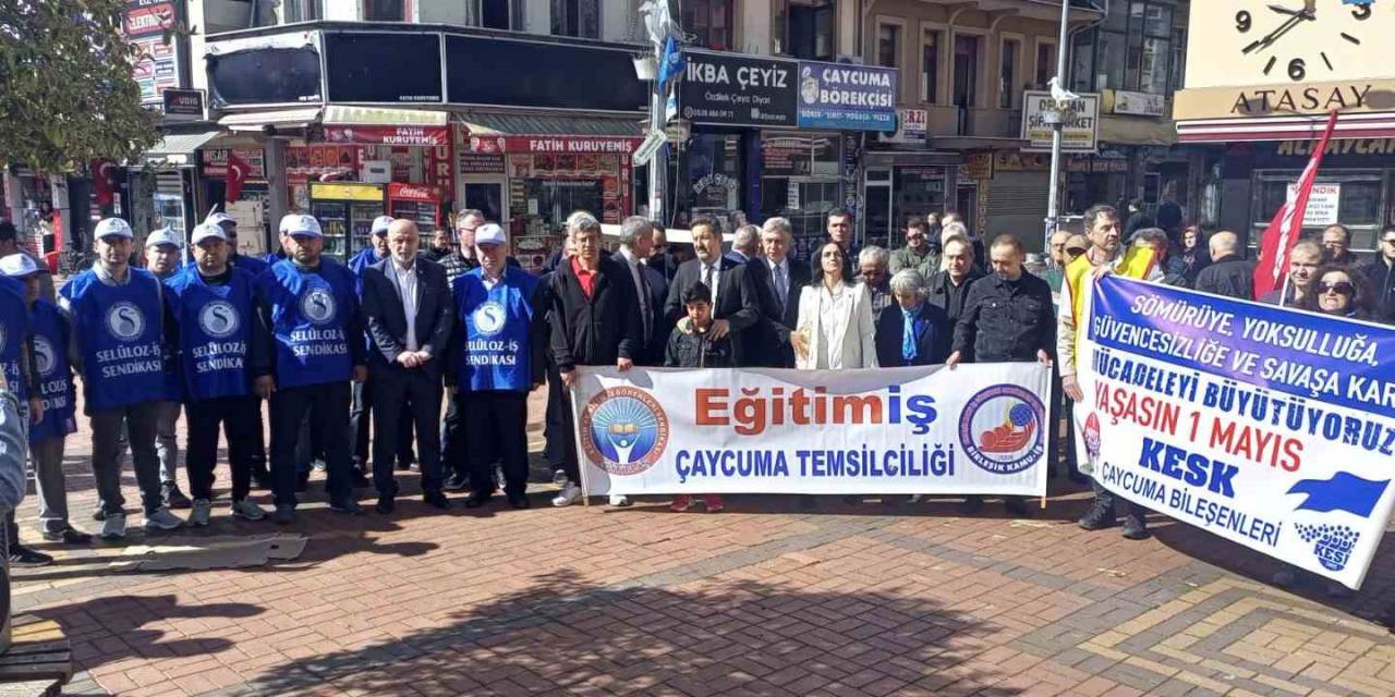 1 Mayıs İşçi Bayramı Çaycuma’da Coşkuyla Kutlandı