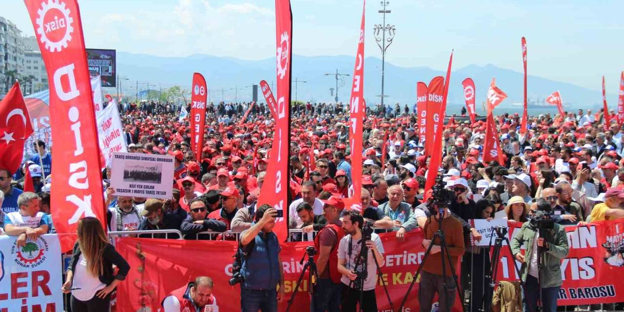1 Mayıs, İzmir’de Coşkuyla Kutlandı