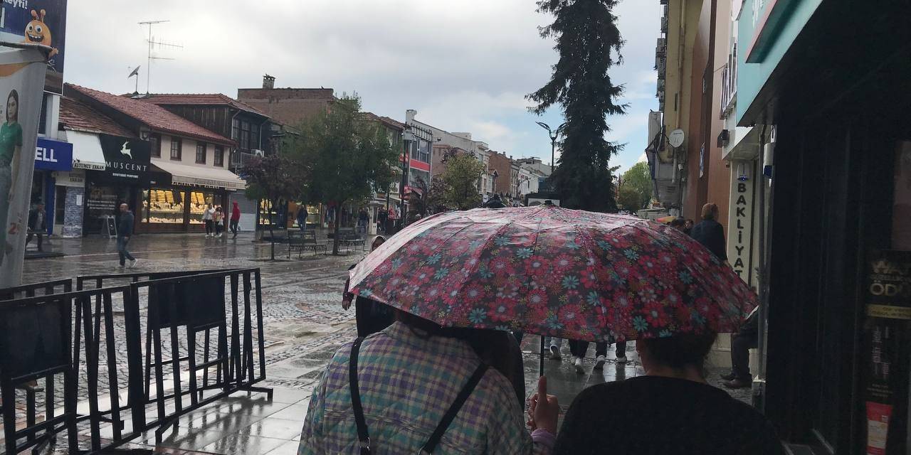 Edirne’de Sağanak Yağış