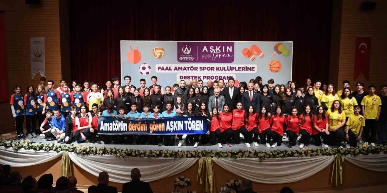 Altınordu’da Amatör Spor Kulüplerine 10 Bin Tl Destek