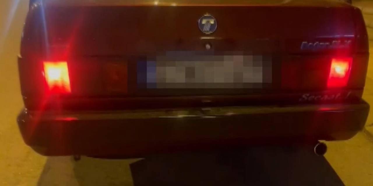 Gaziantep’te Abartı Egzoz Bulunan 4 Modifiye Araca Ceza