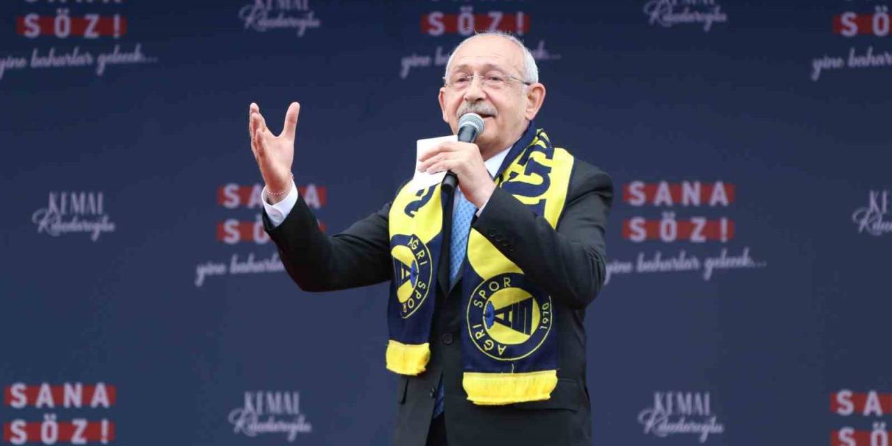 Chp Genel Başkanı Kılıçdaroğlu Ağrı’da Miting Yaptı