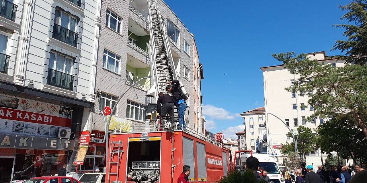 Apartmanda Yangın Paniği