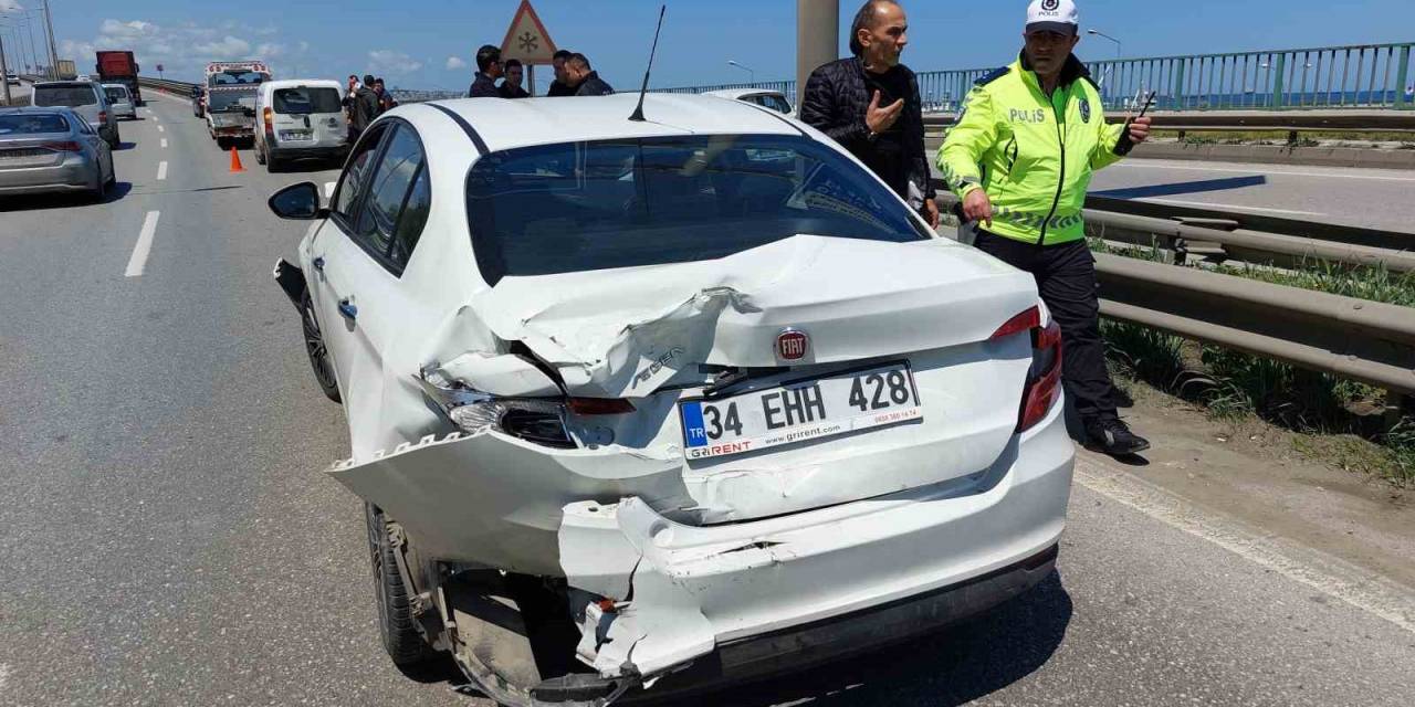 Samsun’da Zincirleme Trafik Kazası: 1 Yaralı