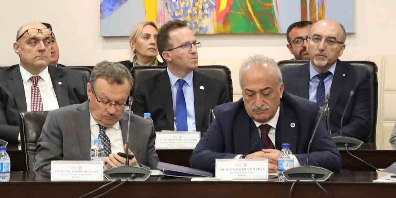 Rektör Çomaklı, Araştırma Üniversiteleri Destek Projesi Toplantısına Katıldı
