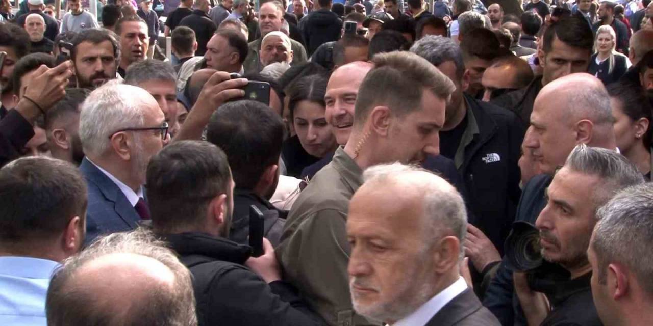 İçişleri Bakanı Süleyman Soylu, Kapalı Çarşı’da Coşkuyla Karşılandı