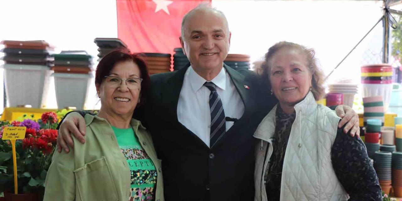 Başkan Özlü Esnaf Ziyaretinde Halkla Buluştu
