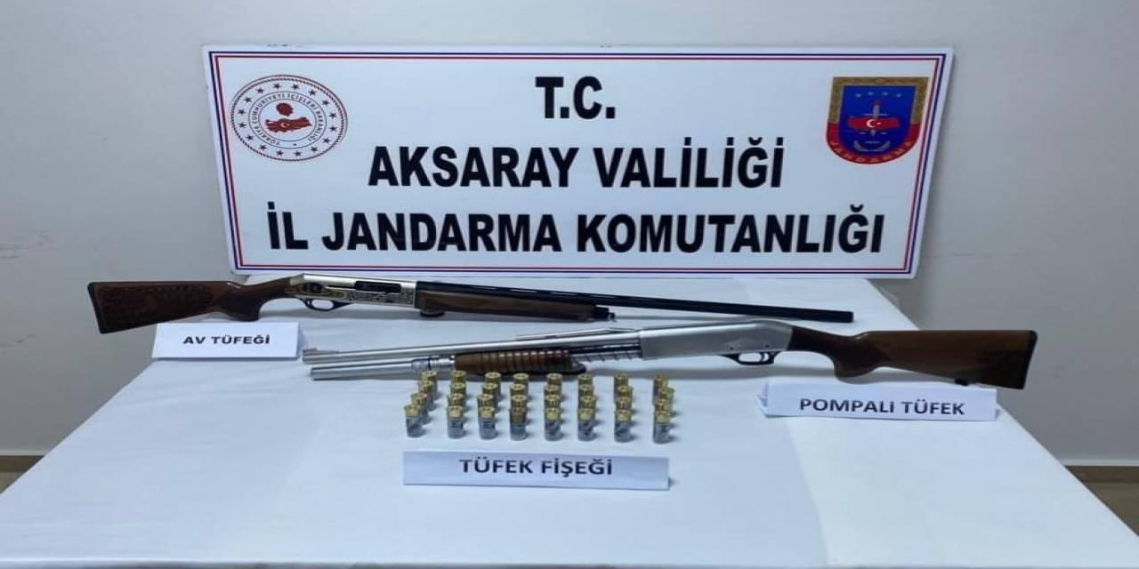 Asker Eğlencesinde Havaya Ateş Eden Maganda 2 Ruhsatsız Tüfekle Yakalandı