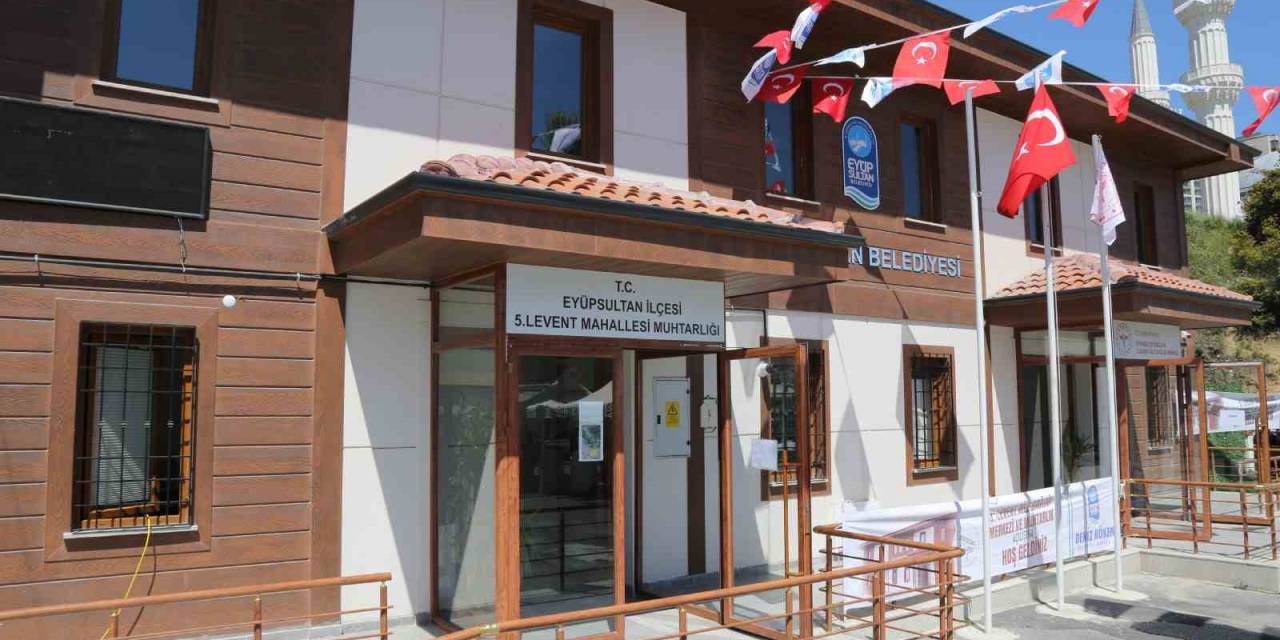 Eyüpsultan’da 5.levent Aile Sağlığı Merkezi Ve Muhtarlık Binası Hizmete Açıldı
