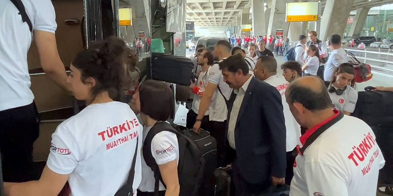 Son Dünya Şampiyonu Türkiye Muaythai Milli Takımı, Tayland’a Ulaştı