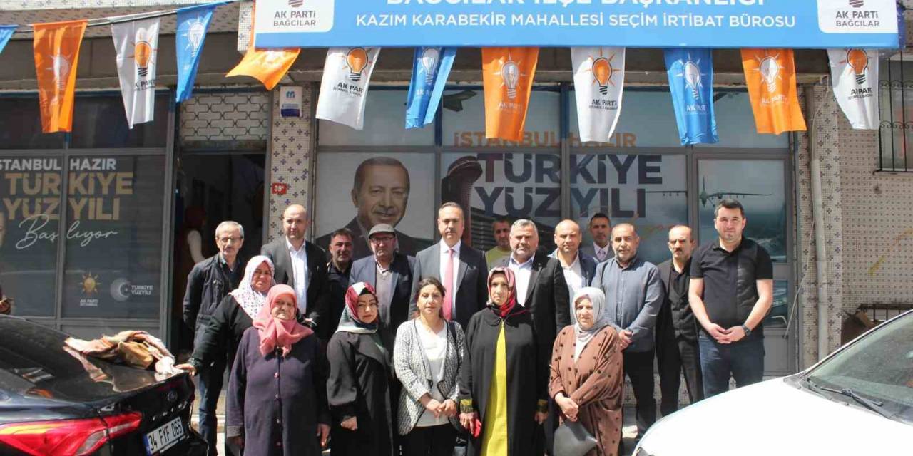 Ak Parti İstanbul 3. Bölge Milletvekili Adayı Necati Karagöz, “bağcılar Her Zaman Olduğu Gibi Cumhurbaşkanımızı Ve Ak Partimizi Bağrına Basıyor”