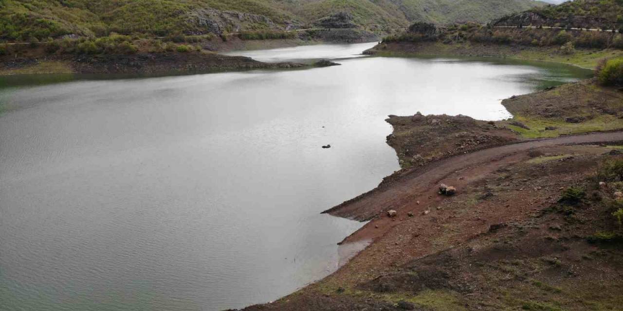 Kuraklığı Fırsata Çevirmişlerdi: İlkbaharla Su Seviyesi Yükseldi, Yol Sular Altında Kaldı
