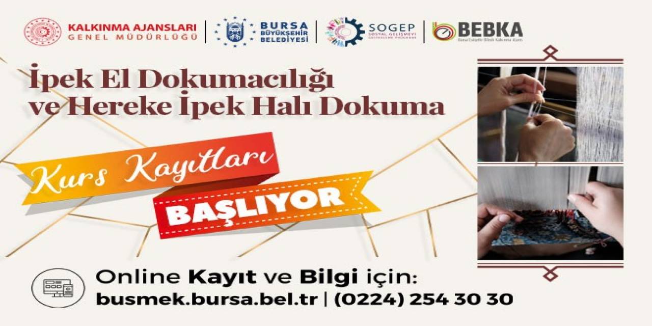 İpek Halı Ve Kumaş El Dokuma Kursları Başlıyor