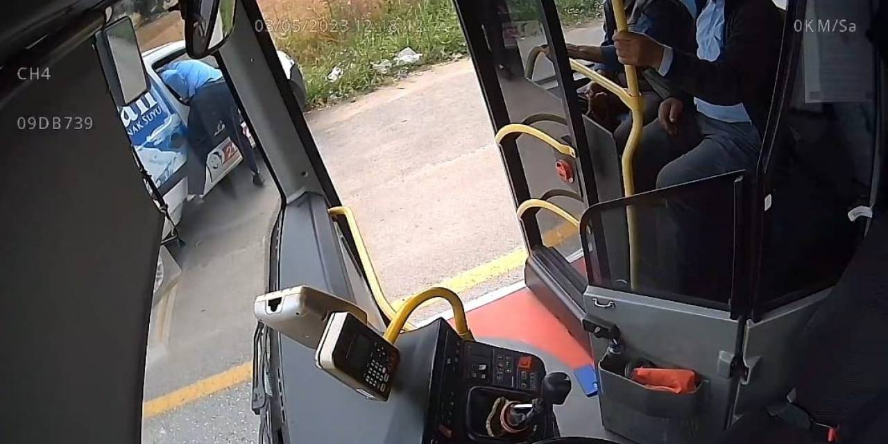 Kahraman Şoför Kazayı Böyle Önledi
