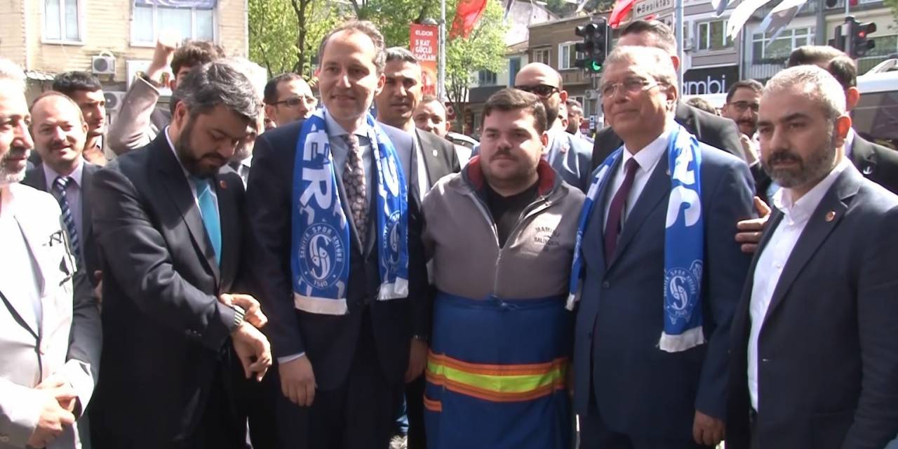 YRP Genel Başkanı Fatih Erbakan, Sarıyerlilerle Bir Araya Geldi