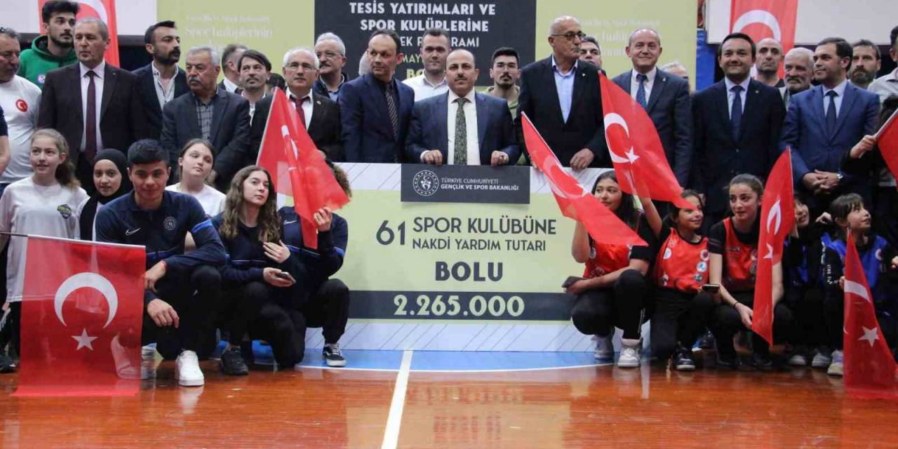 61 Spor Kulübüne 2 Milyon 265 Bin Lira Destek