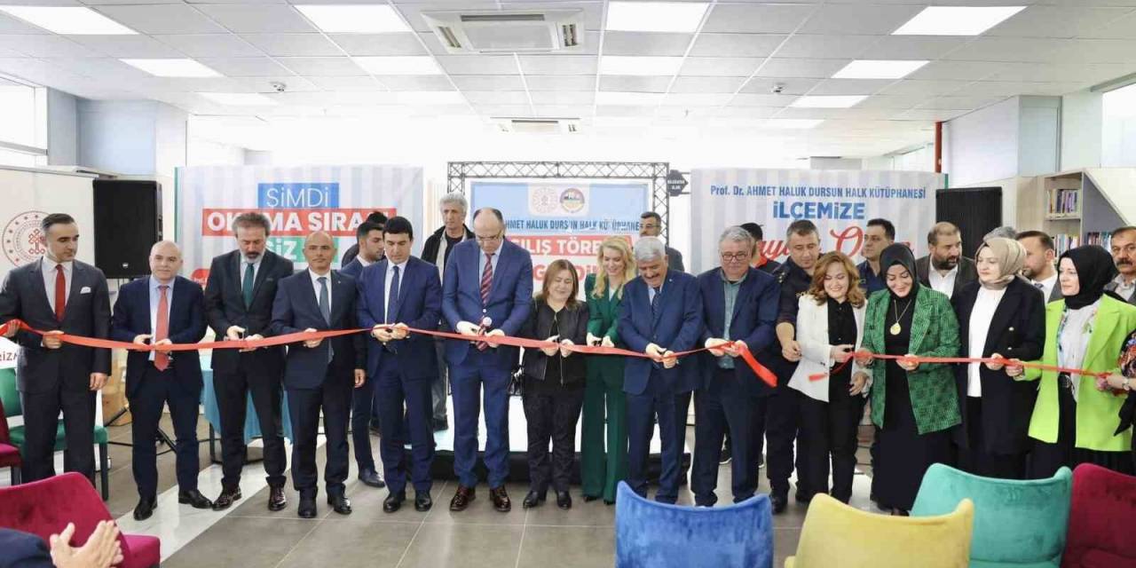 Prof. Dr. Haluk Dursun Kent Kütüphanesi Açıldı